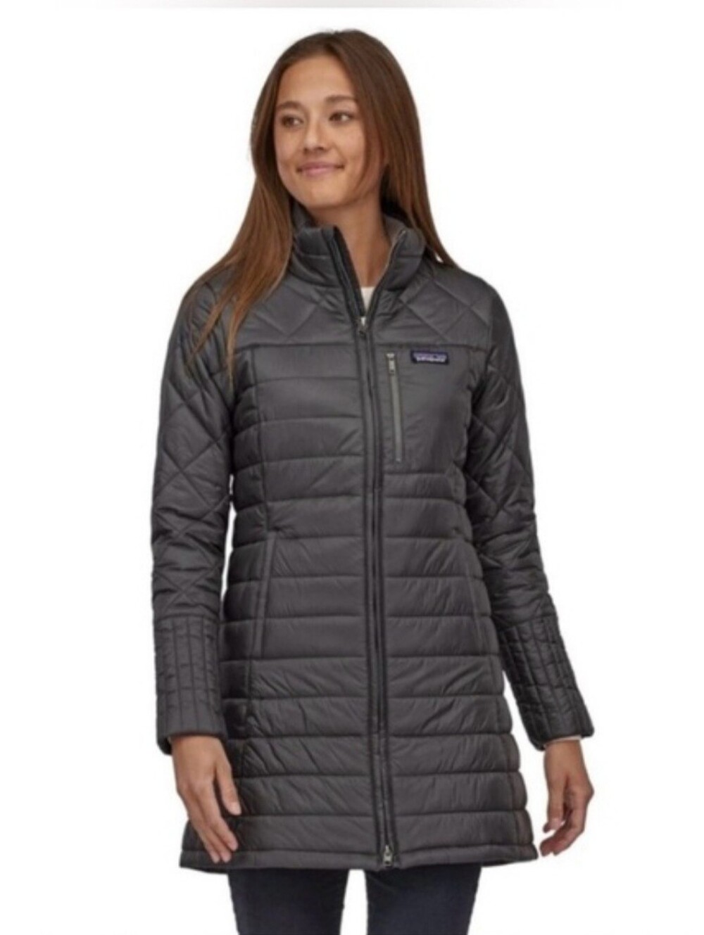 Patagonia Women's Radalie Parka Puffer Jacket Gray Size Medium